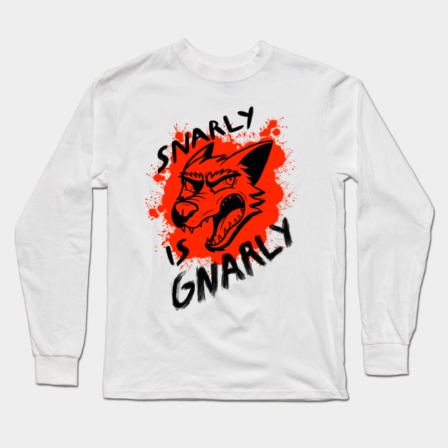 Snarly is Gnarly (light) Long Sleeve T-Shirt by Aylor